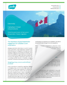 Jambo Case Study - Canadian Crown Corporations