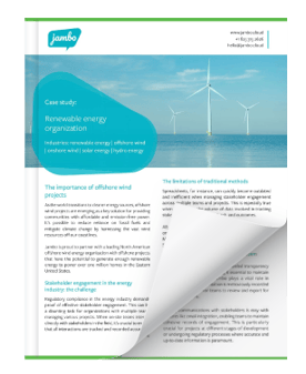 Jambo case study - renewable energy