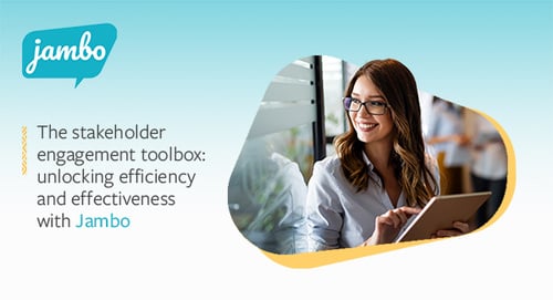 The stakeholder engagement toolbox: unlocking efficiency and effectiveness with Jambo webinar