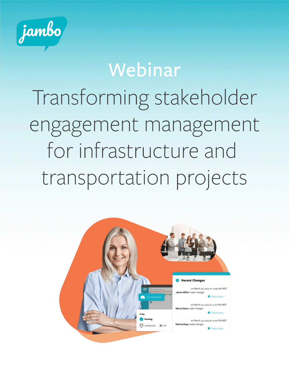 Infrastructure and transportation projects webinar cover